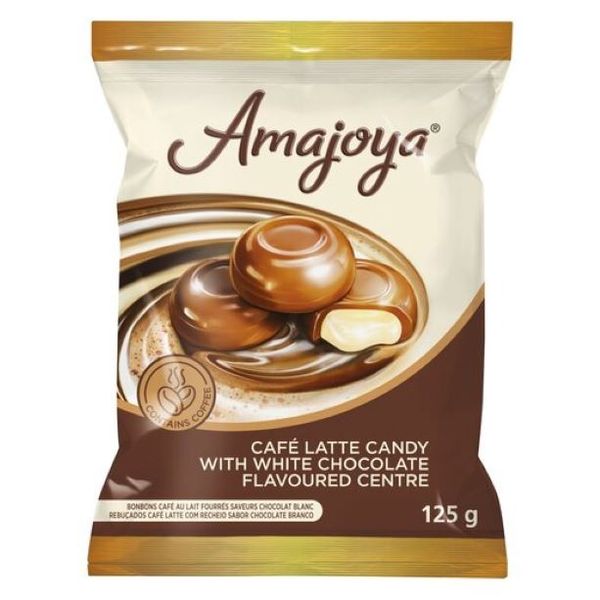Amajoya Café Latte Candy with White Chocolate 125g