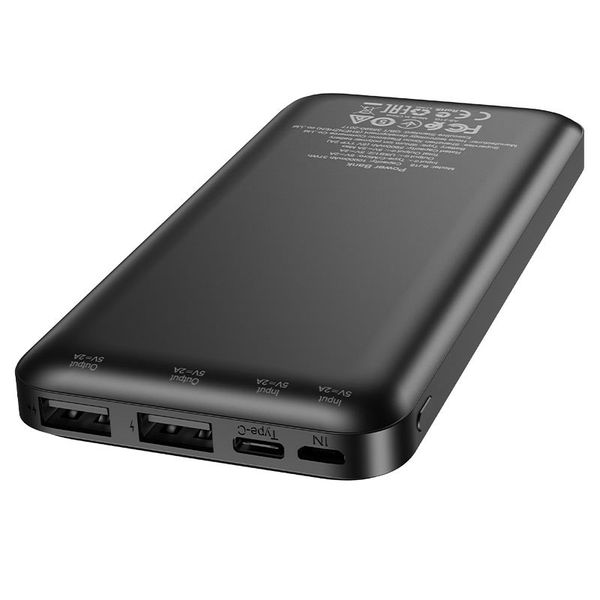 Borofone 10000mAh Powerbank - Black - BJ16