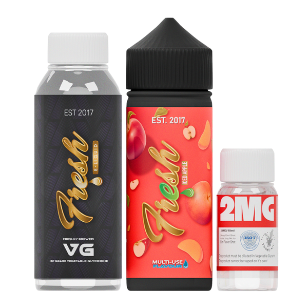 Fresh Iced Apple 2mg 120ml Longfill Kit