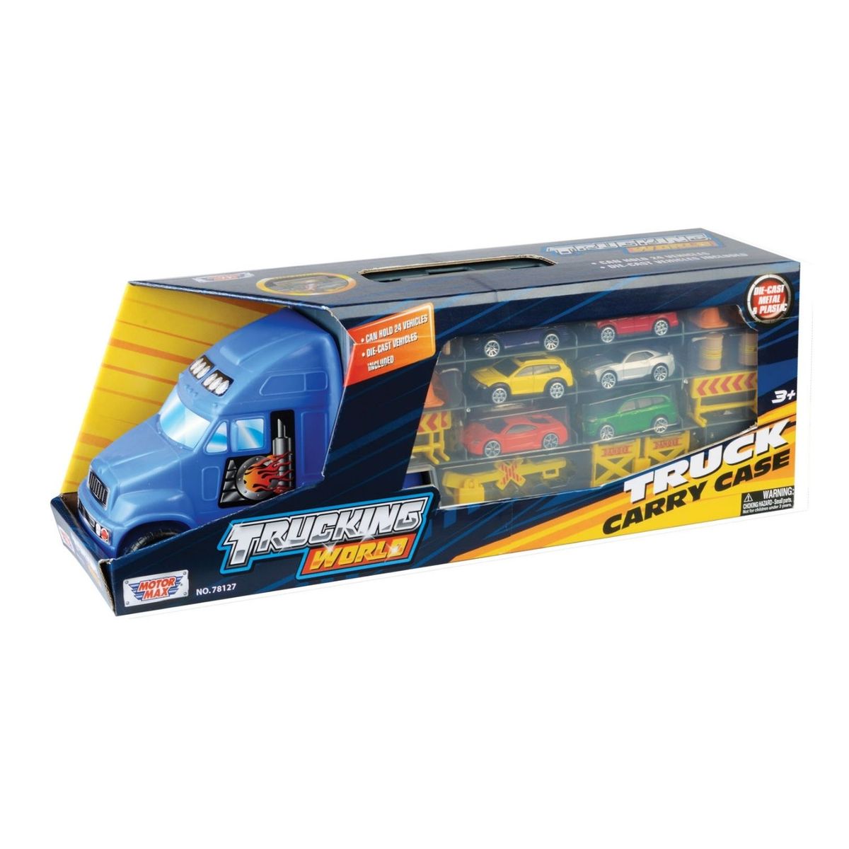 48cm Truck Carry Case With 6 diecast Cars with 14 Accessories | Shop ...