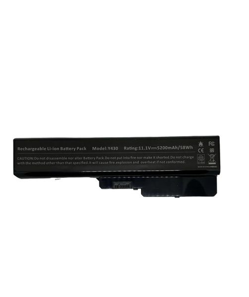 Replacement Laptop Battery for Lenovo IdeaPad Y430 L08O6D01