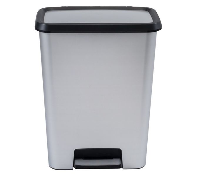 Compatta Soft Close Bin - Silver (50L)