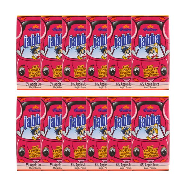 Fruitree Jabba Racy Raspberry - 12 x 160ml