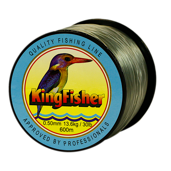 Kingfisher Nylon Fishing Line, Colour Green, 13.6K .50MM, 600M Spool