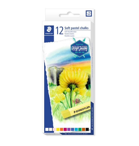 Staedtler 12 Soft Pastel Chalks