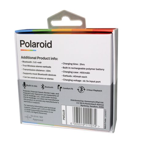 Polaroid 2025 earbuds manual