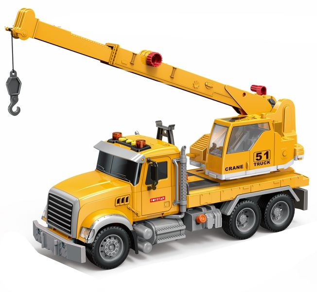 Toystar Crane Truck with Sound, Lights, Pump (35cm Long)