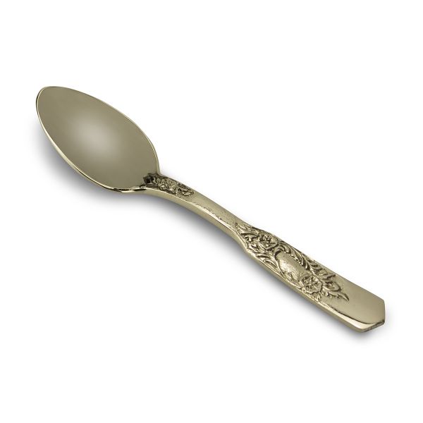 Decorative Stainless Steel Sugar Spoon - Floral