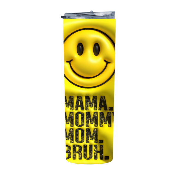 Yellow Mama Mummy 20 Oz Straight Skinny Tumbler 008