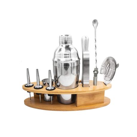 Stainless Steel Cocktail Shaker Set 11 Pieces Bartender Tools Kit-550ml, Shop  Today. Get it Tomorrow!