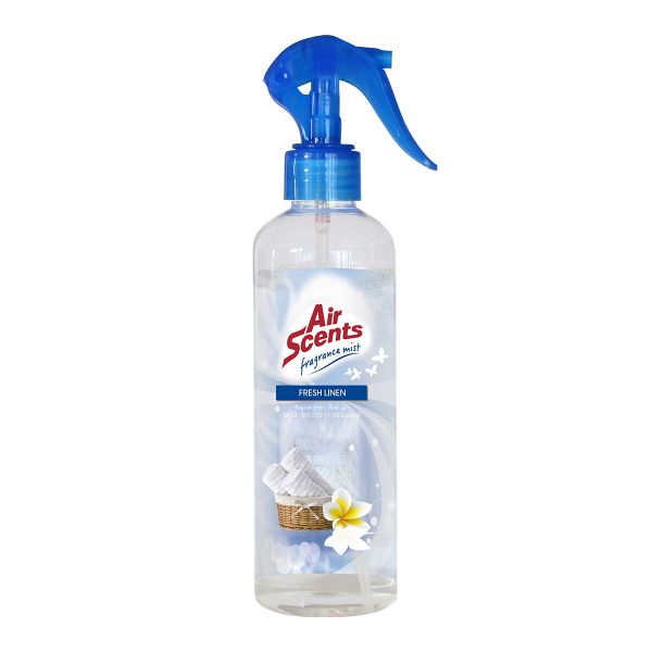 Air Scents Fragrance Mist Spray Fresh Linen 350Ml - 2 Pack