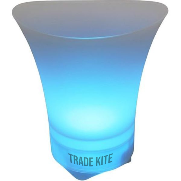 TradeKite 5L LED Ice Bucket with Built-In Bluetooth Speaker, USB Recharge