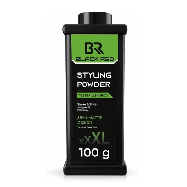 BLACK RED Styling Powder Semi-Matte Look 100g