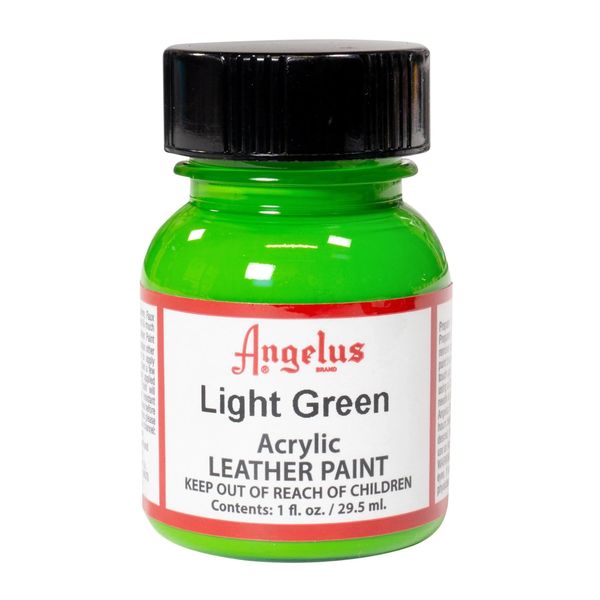 Angelus Acrylic Leather Paint - Light Green 1oz