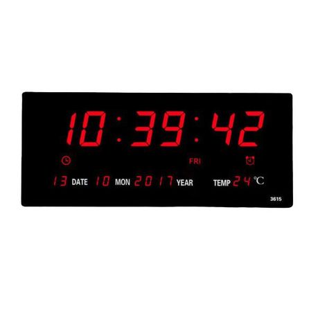 Digital Wall Clock With Calander In South Africa Takealot Com - Large Digital Wall Clock South Africa