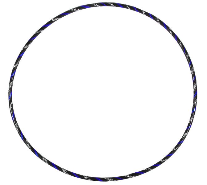 Hula Hoop Number 32 - Black ,Blue &amp; Skulls - 100cm