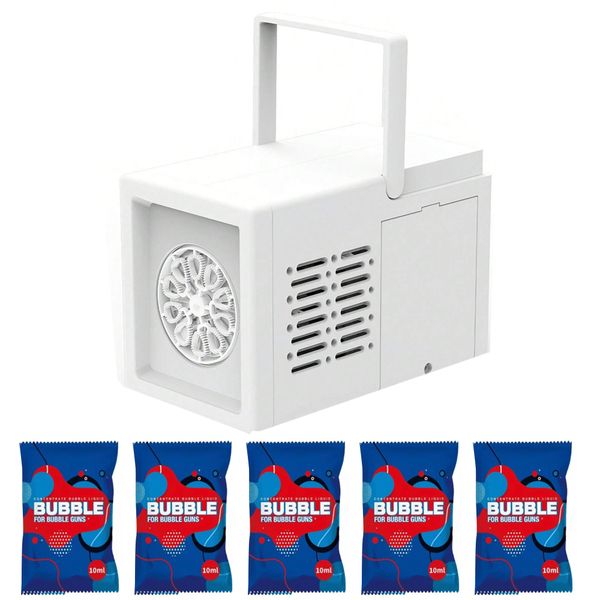 Mini Automatic Bubble Blower Machine with Bubble Concentrate
