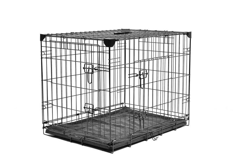 Wire Pet Crate Cage with Bed