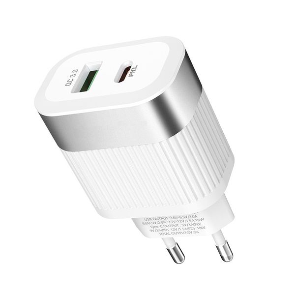 LC TECH Fast Charger with 18W PD 3.0 Charger For iPhone XS 11 12/Mini, Pro