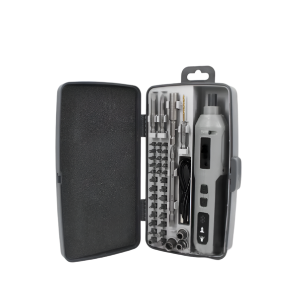 Cordless Electric Screwdriver Set with 41 Interchangeable Attachments