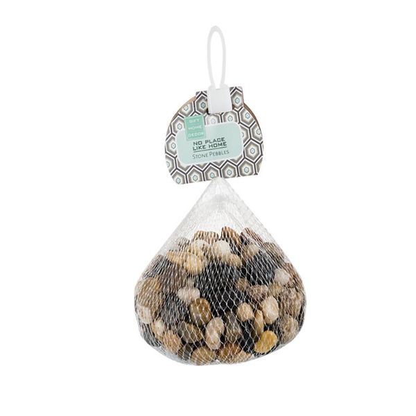 No Place Like Home - Pebbles - Riverstones - Mixed Colours - 1kg