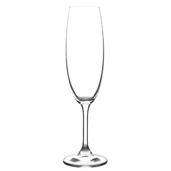 Set Of 6 Crane - Lara Crystal Champagne Flute 220ml