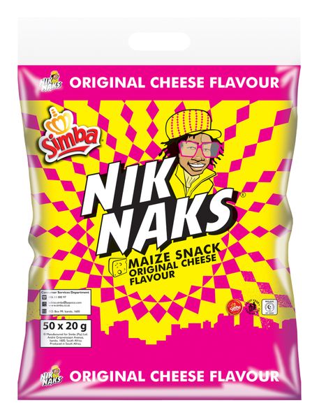Niknaks Snack Baler Cheese Fried 50x20g