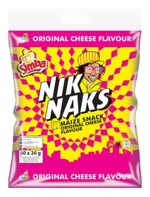 Niknaks Snack Baler Cheese Fried 50x20g | Shop Today. Get it Tomorrow ...