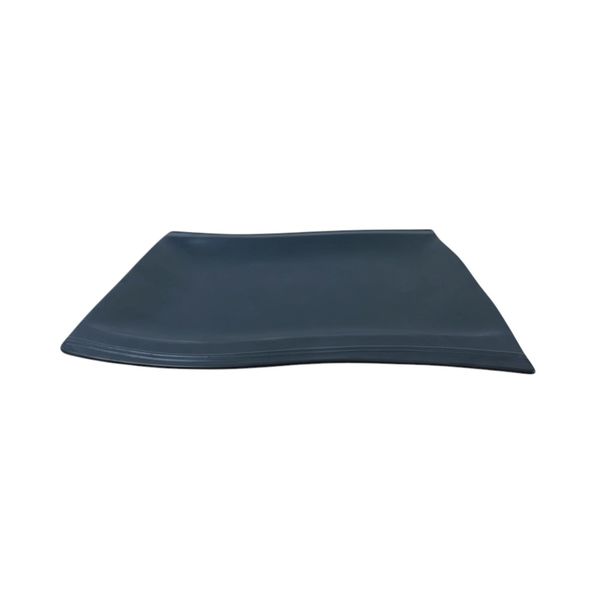Black Curvy Dinner Plate 27cm - Set of 8