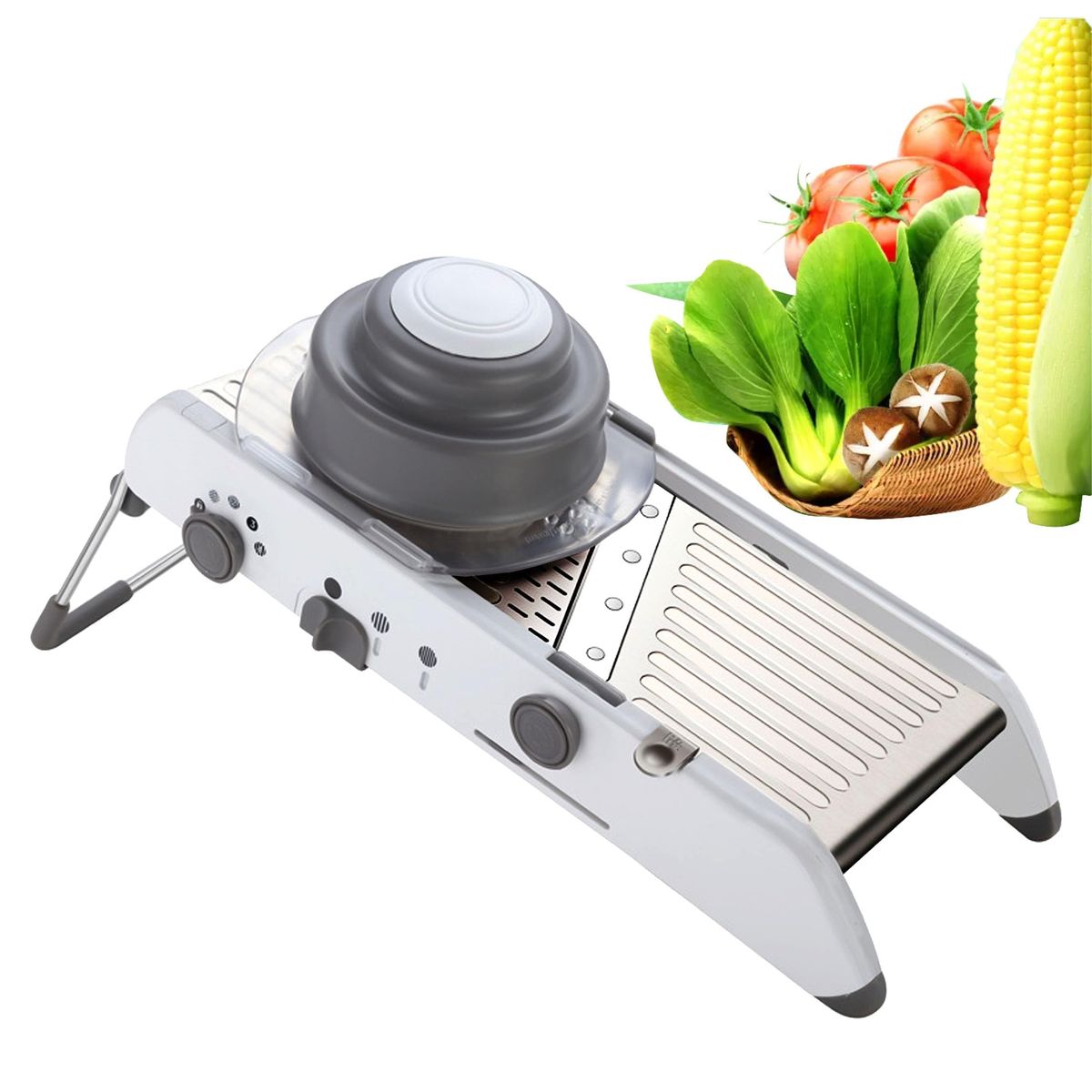Handy Multifunctional Mandoline Grater, Stainless Steel Vegetable Chopper