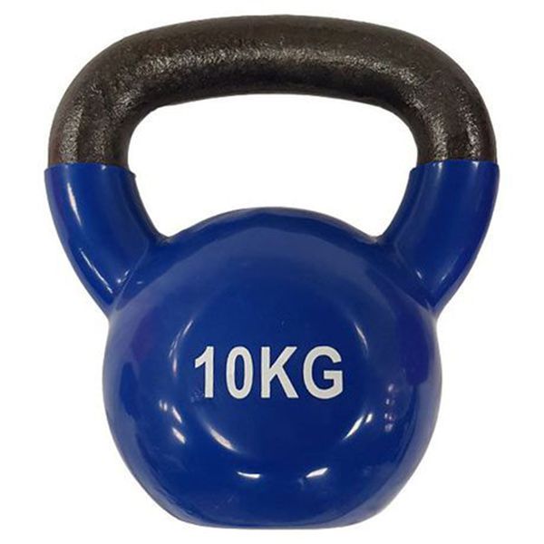 Fine Health - Workout Solid Gym Kettle 10kg - Blue