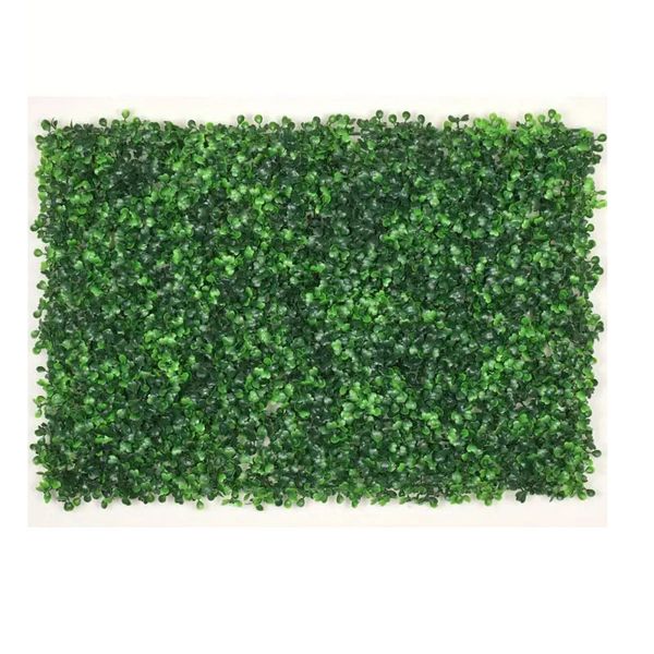 1 Piece of Green Plastic Imitation Leaf Board Artificial Grass Wall