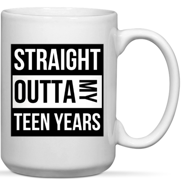 Straight Outta Teen Years 20th Birthday Gift Mug