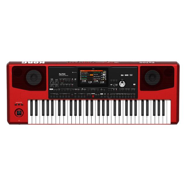 Korg PA700 Professional Arranger Keyboard in Red