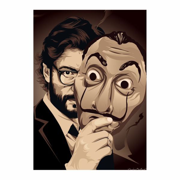 Money Heist Professor - A1 Poster