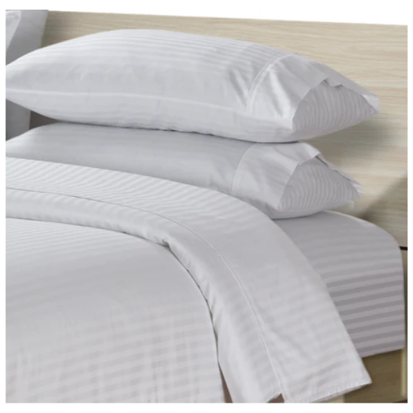 Simon Baker 250 Egyptian Cotton Stripe 4 Piece Sheet Set