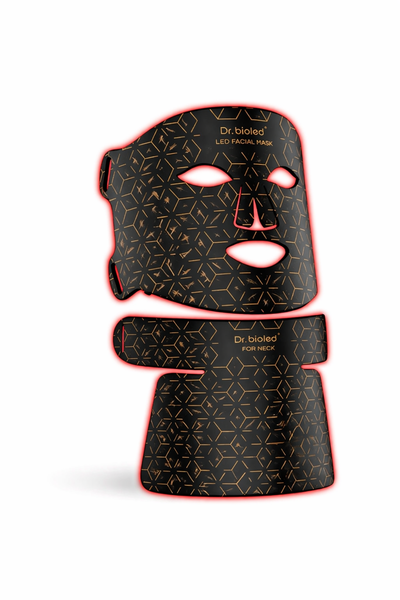 7 Colour LED Light Therapy Facial &amp; Neck Mask-Rejuvenation, Anti-Aging,Acne