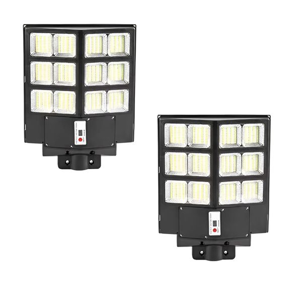 Set Of 2 800W Outdoor Waterproof Solar Street Light