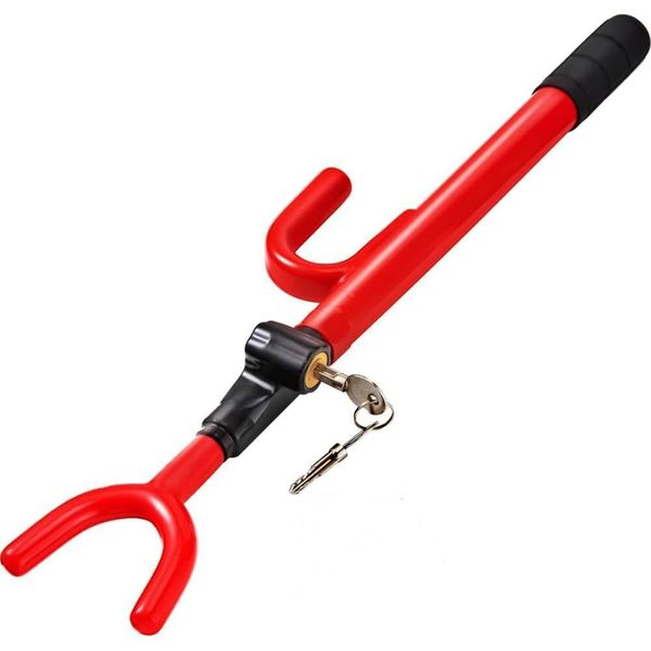 Car Steering Wheel Lock U-Shaped Lock Retractable Car Anti-Theft Lock