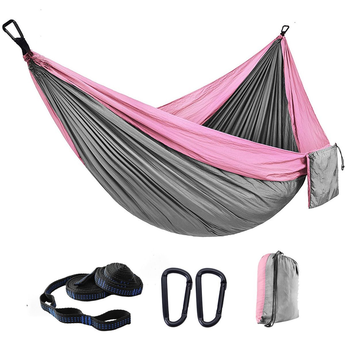 Portable Lightweight Camping Nylon Hammock Hanging Chair270x140cm