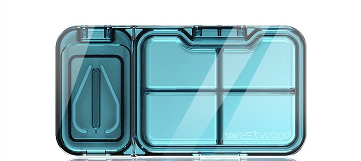 Westwood Pill Organizer Travel Medicine Container With Pill Cutter Shop Today. Get it Tomorrow