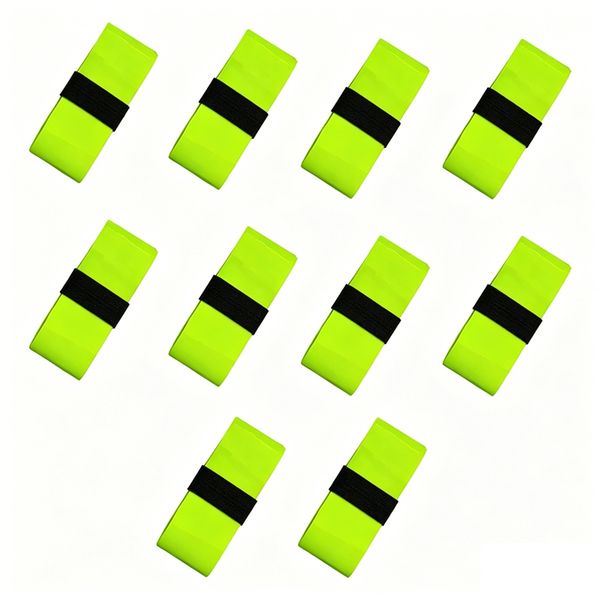 10-Pack Tennis Racket Grip Tape,PU Non-Slip Racket Handle Grip Tape