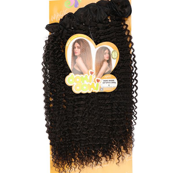 Magic Synthetic Curly Wave Hair All In One Package 6 Bundles DOKI MODE 24