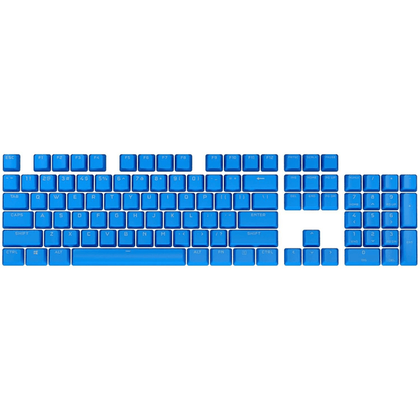 PBT keycaps- Blue (for standard bottom row)