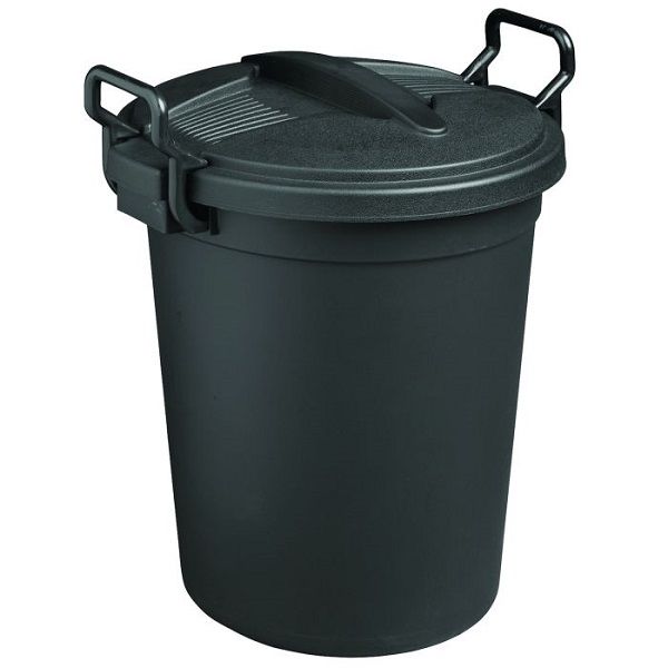 Big Jim 70L Black Garbage Refuse Dustbin DG0200-BL | Shop Today. Get it ...