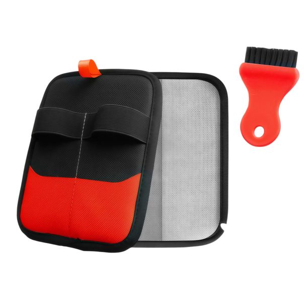 Electrostatic Pet Hair Removal Glove with Brush