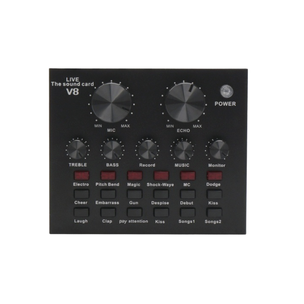 V8 Multifunctional Audio Sound Card