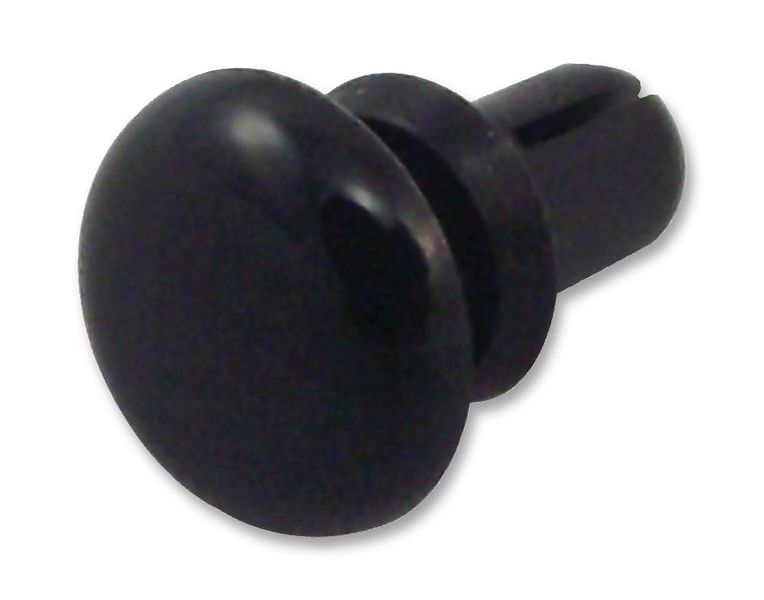 Essentra Components (SR 4050B) Rivet, Snap, Black, Nylon, 4.2 mm Hole Dia