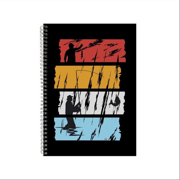 Fisherman Notebook Fishing Gift Idea A4 Notepad Pad 30
