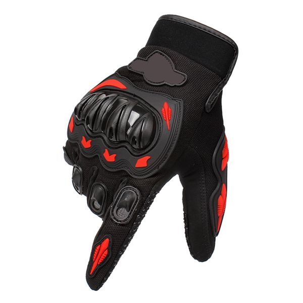 Men's Full Finger Motorcycle Gloves M-XL Breathable Touch Screen